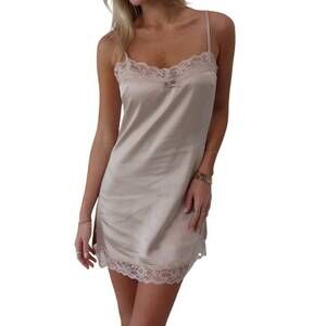 NEW BEIGE BOTANY adore you mini dress in beige